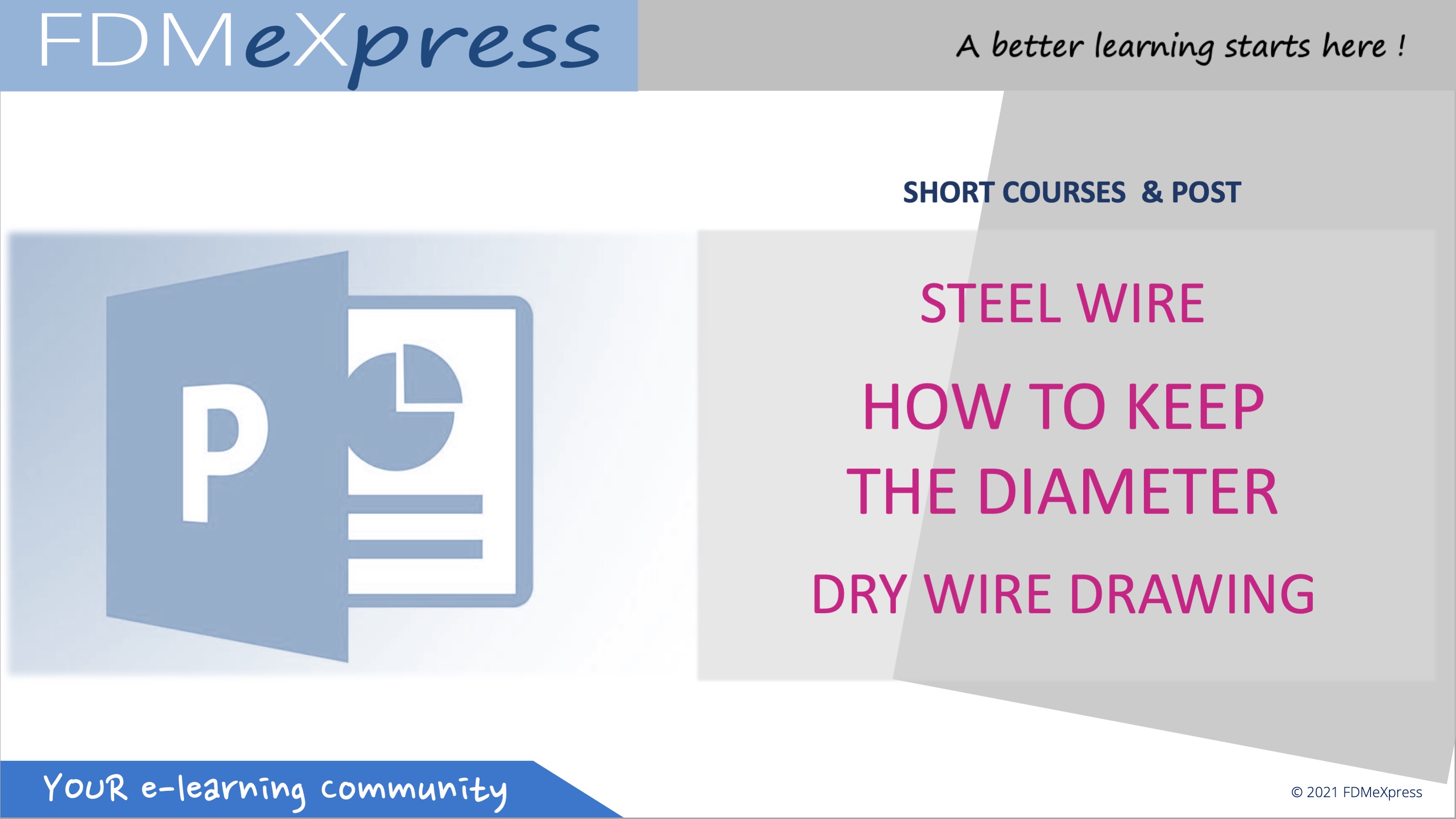 Steel Wire - How to keep your wire diameter